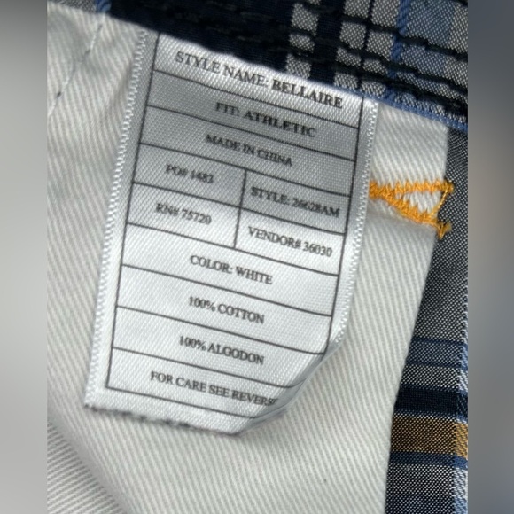 NWOT BKE Bellaire Athletic Fit Plaid Cargo Shorts Men’s 34x23 - Picture 10 of 15